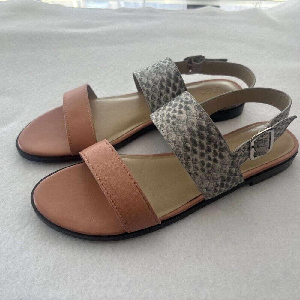 LOGO By Lori Goldstein Womens Taylor Slingback SandalShoe, Pink Quartz, US 8.5